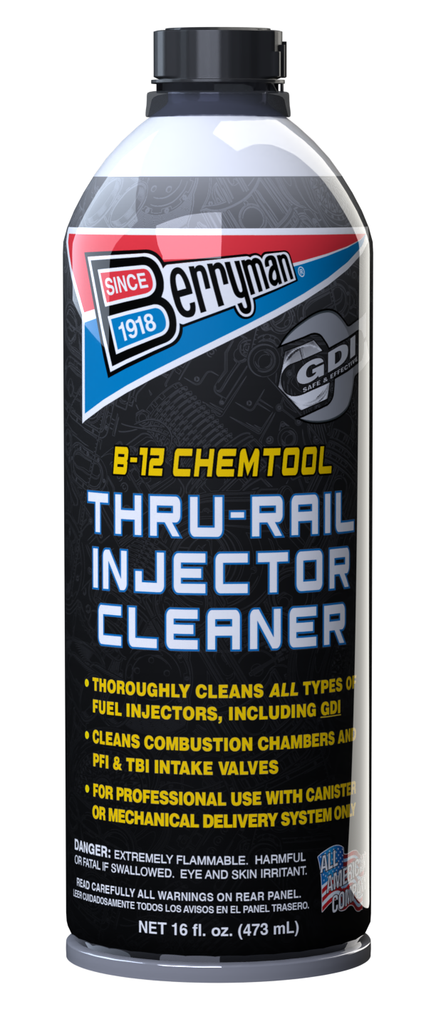 Berryman® B-12 Chemtool® Thru-Rail Fuel Injector Pour-In Cleaner
